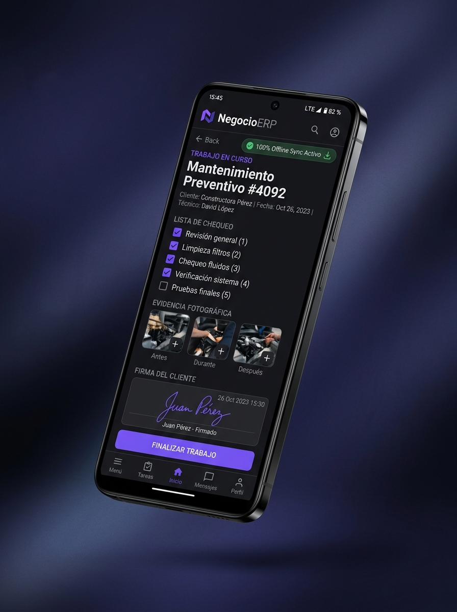 App Móvil NegocioERP Offline